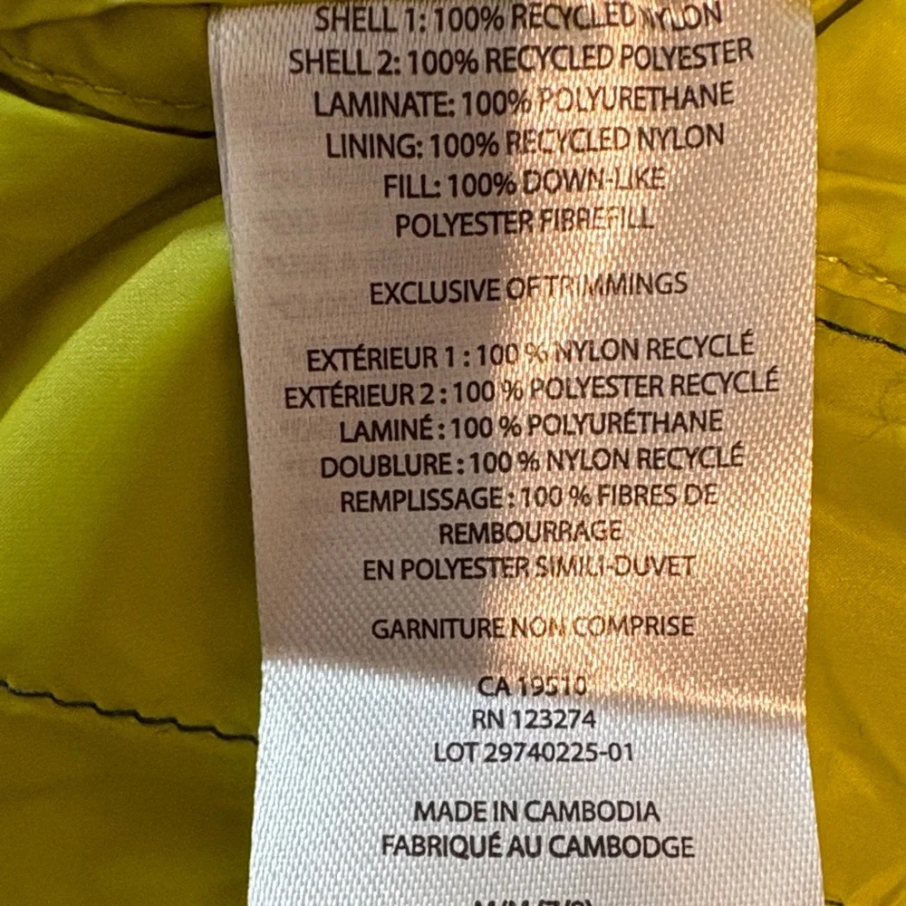 Kids Hooded Puffer Jacket - Dark Green - Picture 9 of 11